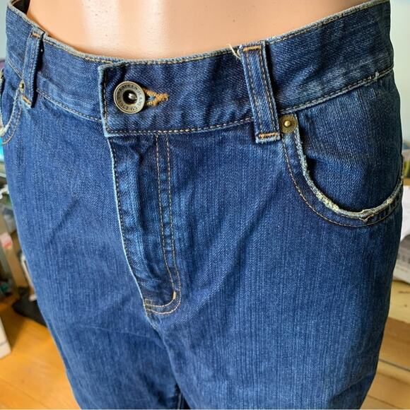 Lauren Ralph Lauren Womens Premium High Rise Flared Jeans Sz 16 Coastal Cowgirl - Picture 2 of 5